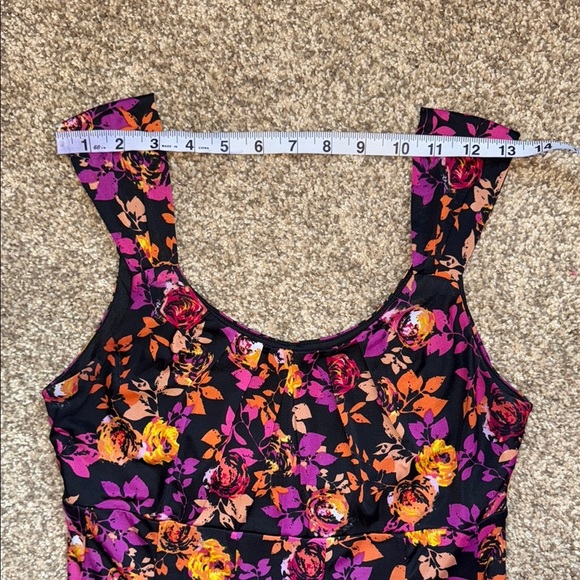 George Purple Black Sleeveless Midi Sundress - Picture 11 of 14